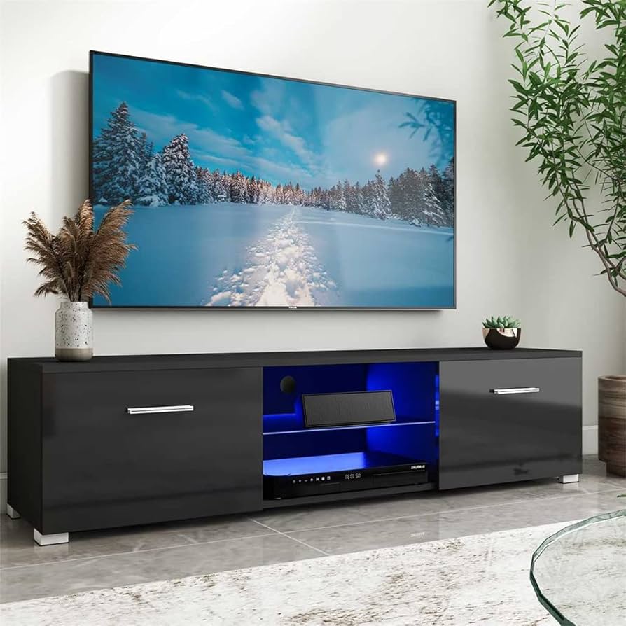 Amazon｜リビングルーム用LEDテレビテーブル57インチテレビ